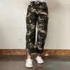 Camo Mid Rise Fit Straight Wide Risen Jeans - Country Lace Boutique