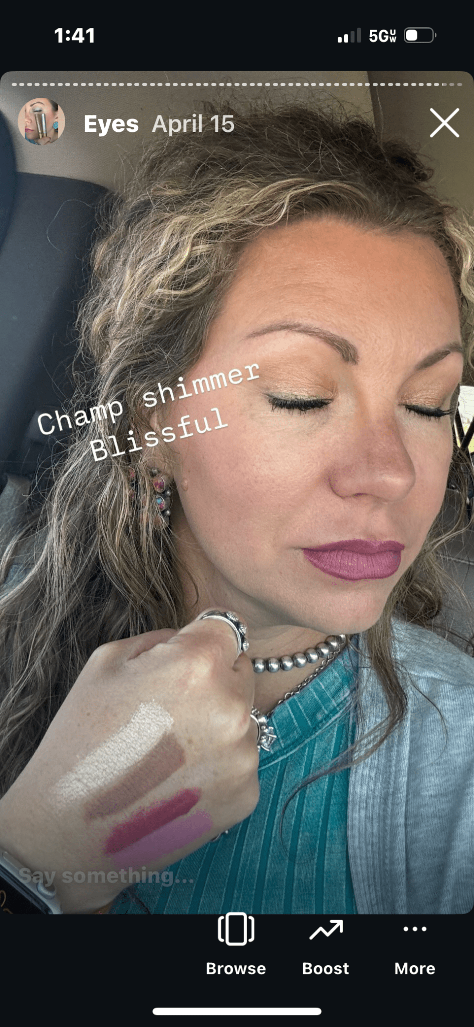 Champagne Shimmer Shadowsense - Country Lace Boutique