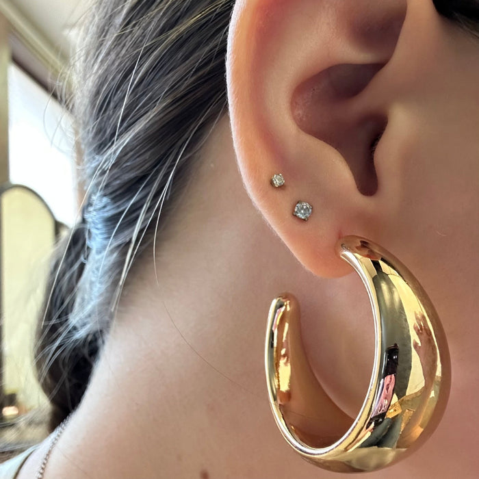 Chunky Gold Teacher Fashion Earrings - Country Lace Boutique