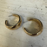 Chunky Gold Teacher Fashion Earrings - Country Lace Boutique