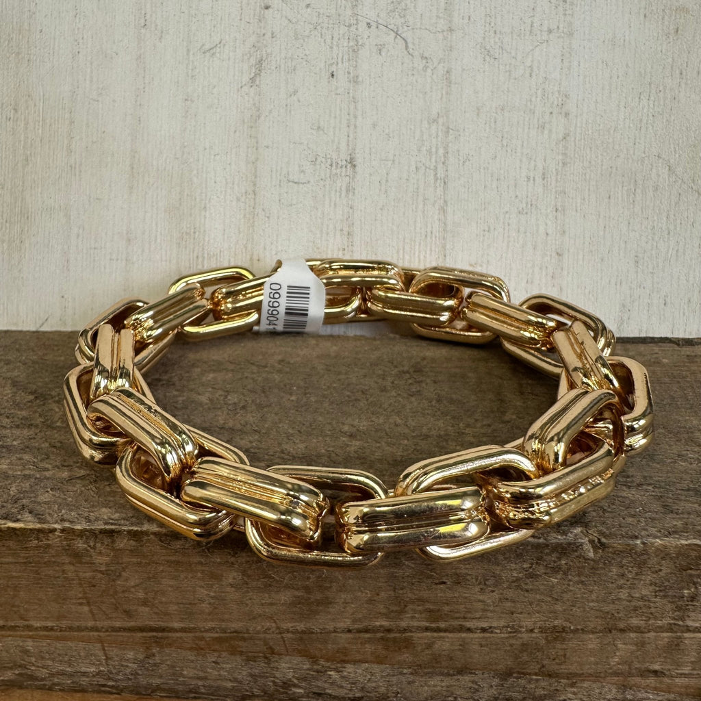Chunky Stretchy Linked Gold Fashion Bracelet - Country Lace Boutique