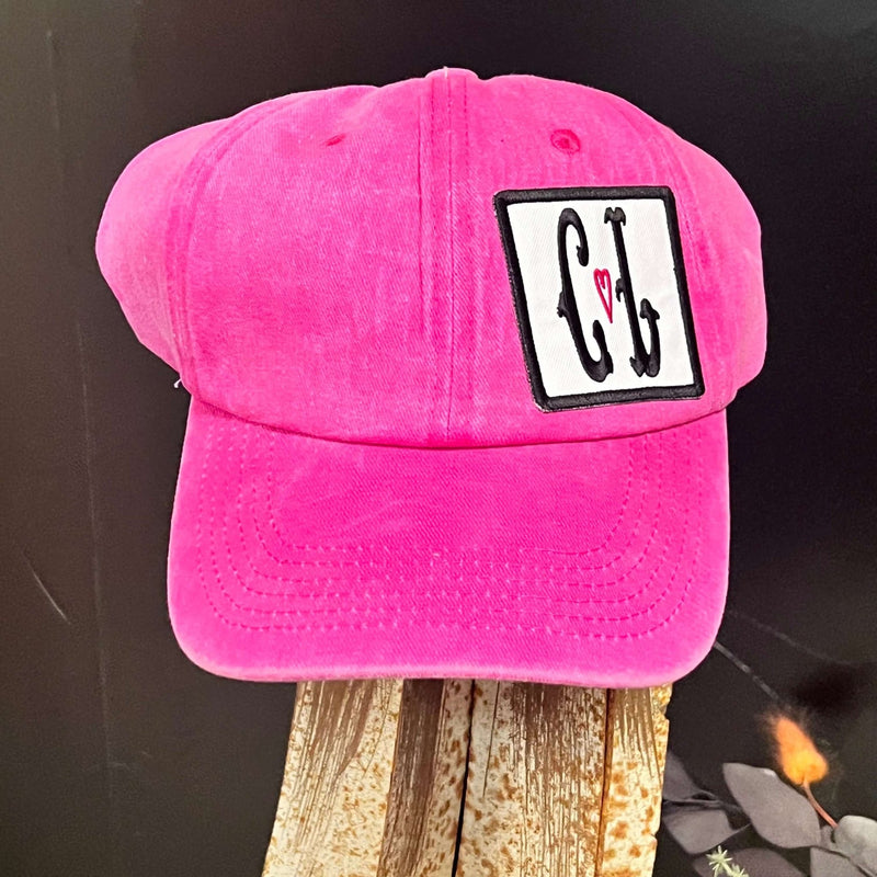 CL Pink Baseball Hat - Country Lace Boutique