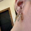 Classy 3 Hoop Gold & Silver Fashion Earrings - Country Lace Boutique