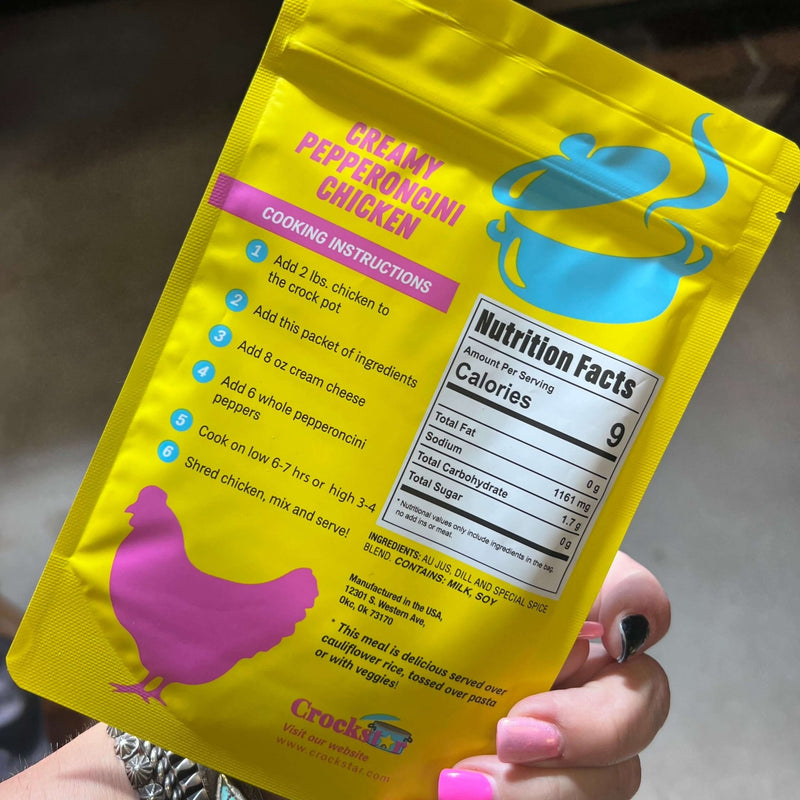 Creamy Pepperoncini Chicken Crockstar - Country Lace Boutique