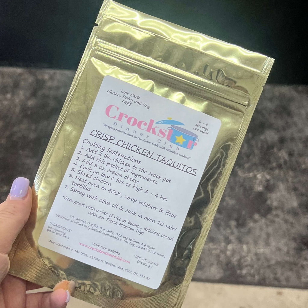 Crisp Chicken Taquitos Crockstar - Country Lace Boutique