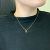 Dainty Cherry Gold Fashion Necklace - Country Lace Boutique
