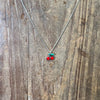 Dainty Cherry Silver Fashion Necklace - Country Lace Boutique