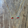 Dainty Cherry Silver Fashion Necklace - Country Lace Boutique