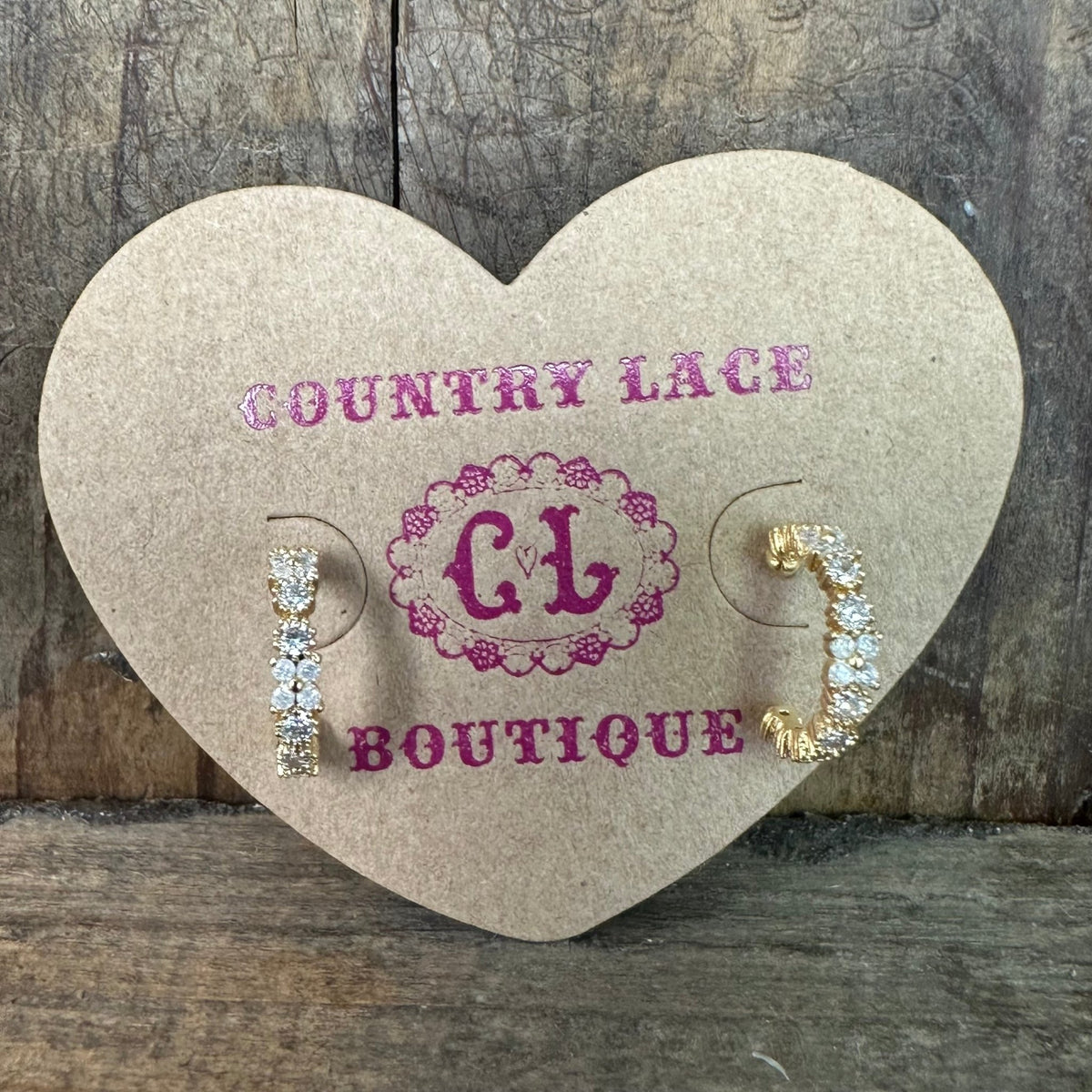 Dainty & Fancy Gold Hoop Fashion Earrings - Country Lace Boutique