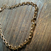 Dainty Link Chain Gold Patterned Fashion Stretchy Bracelet - Country Lace Boutique