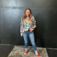 Dark Little Distressed Risen Straight Leg Jeans - Country Lace Boutique