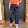 darkstraightpintuckjeans