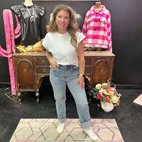 Distressed Knee Straight Daze Jeans / size 27 - Country Lace Boutique