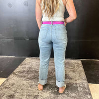 Distressed Knee Straight Daze Jeans / size 27 - Country Lace Boutique