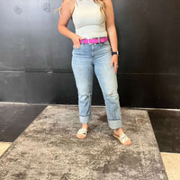 Distressed Knee Straight Daze Jeans / size 27 - Country Lace Boutique