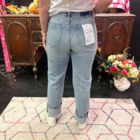 Distressed Knee Straight Daze Jeans / size 27 - Country Lace Boutique