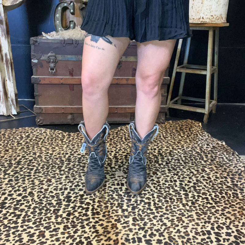 Dolly Black Denim Dingo Boot - Country Lace Boutique