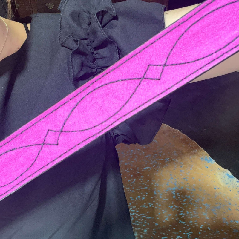 Double J Hot Pink Gun Slinger Belt - Country Lace Boutique