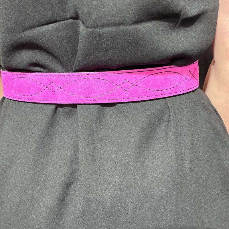 Double J Hot Pink Gun Slinger Belt - Country Lace Boutique