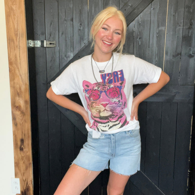 Easy Tiger Bling T-Shirt - Country Lace Boutique