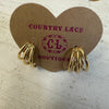 Everyday 5 Hoop Gold Post Fashion Earrings - Country Lace Boutique