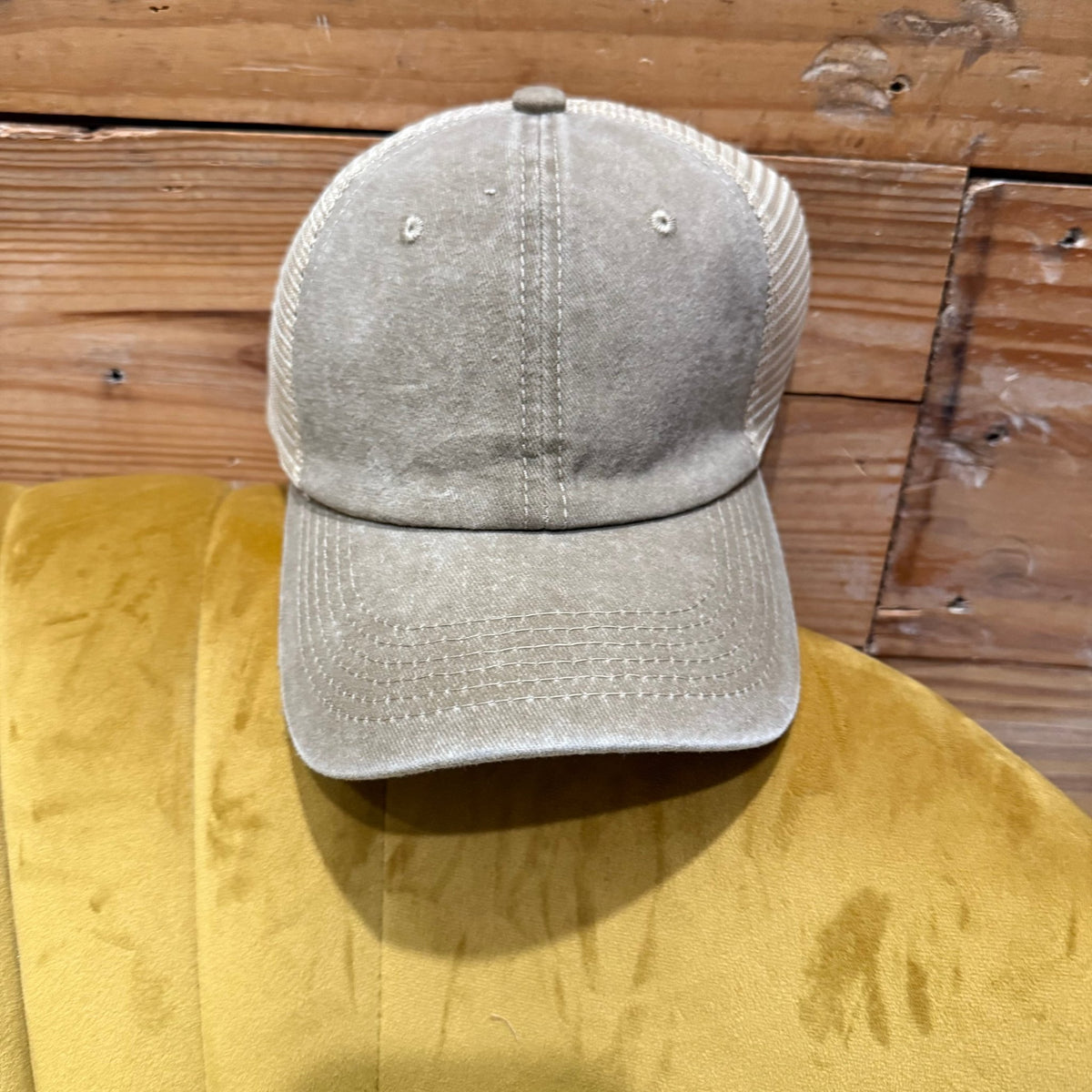 Faded Tan Hat - Country Lace Boutique