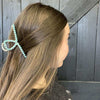 Fake Turquoise Hair Clip - Country Lace Boutique