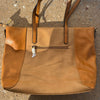 "Faux" Two Toned Tan with Removeable & Adjustable Strap Purse w/ Wallet - Country Lace Boutique