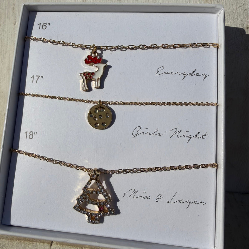 Fun Assorted Christmas Bundle Fashion Necklace - Country Lace Boutique
