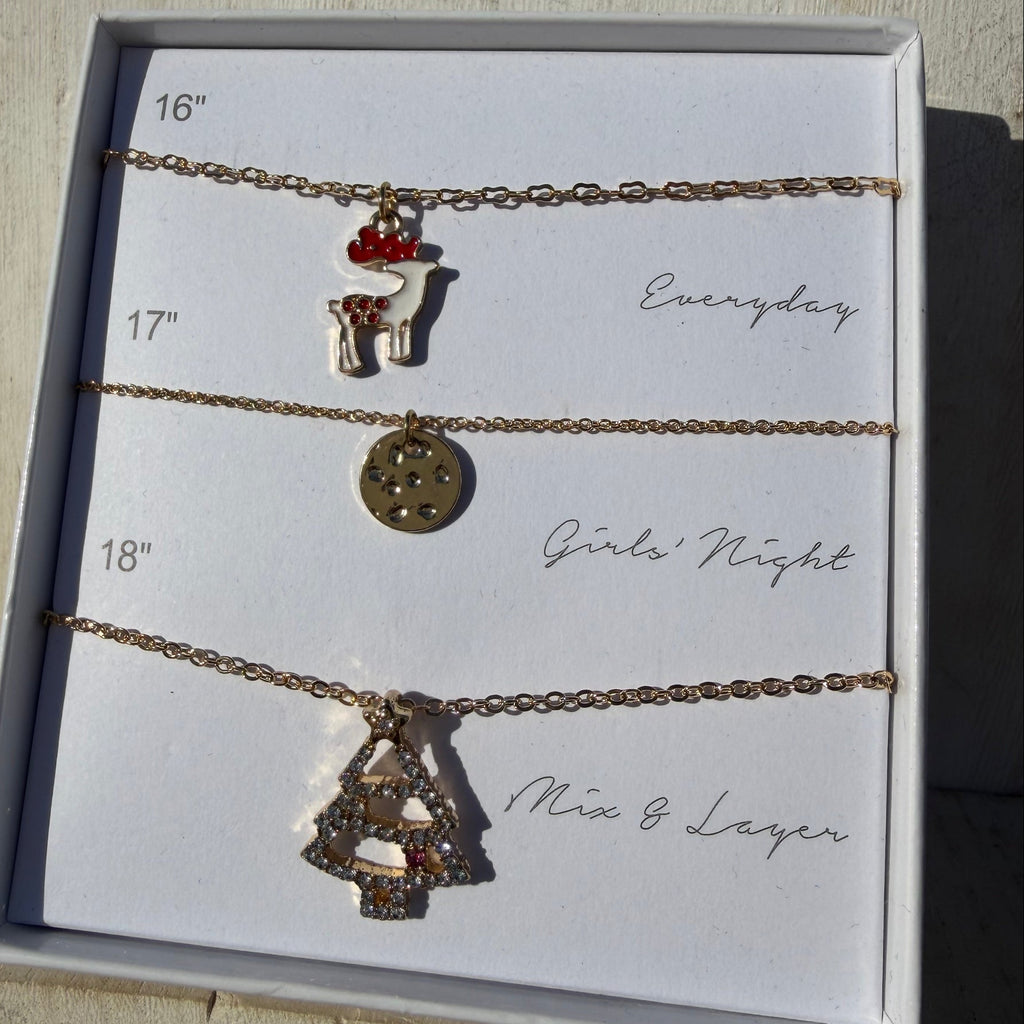 Fun Assorted Christmas Bundle Fashion Necklace - Country Lace Boutique