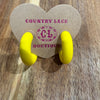 Fun Chunky Hoop Fashion Earrings - Country Lace Boutique