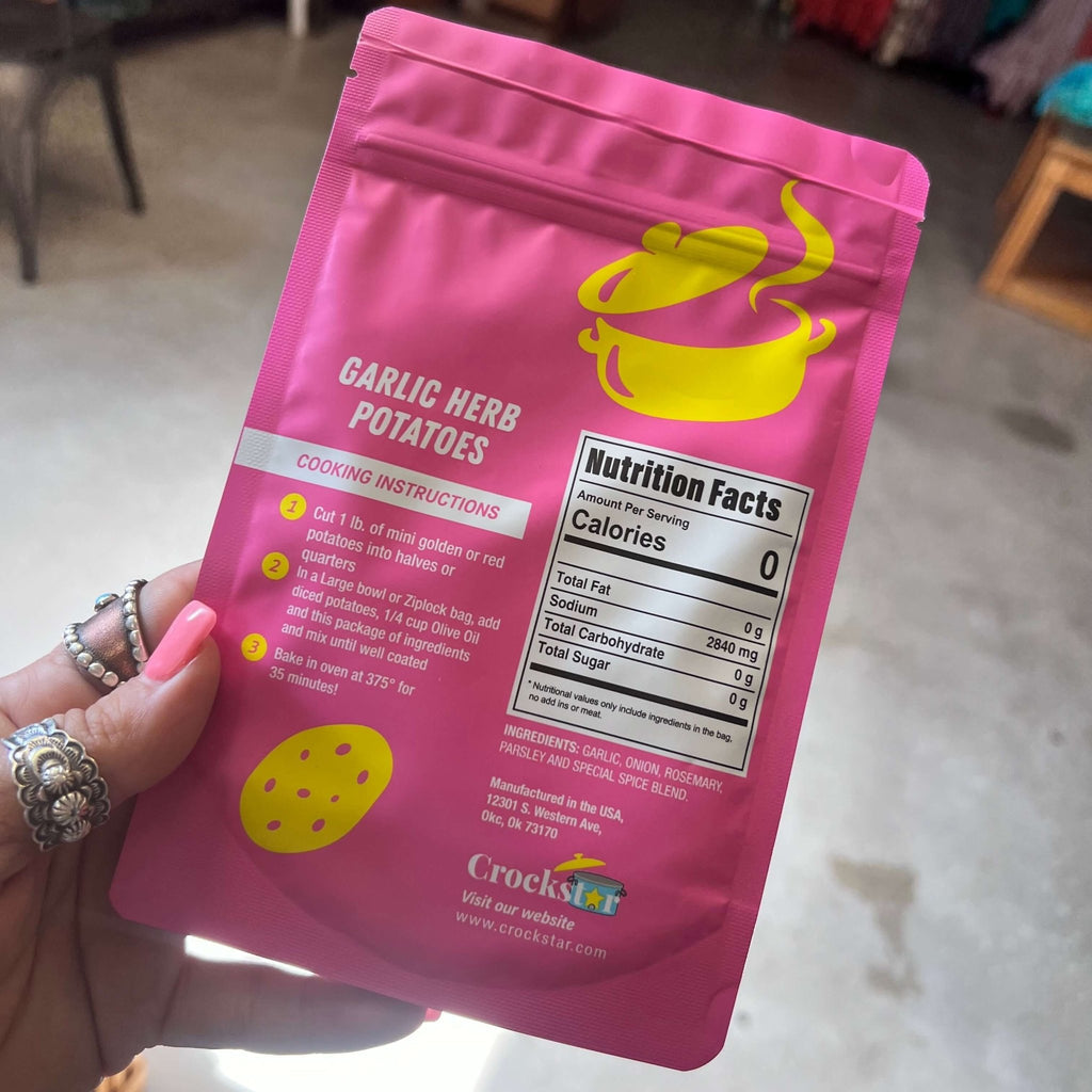 Garlic Herb Potatoes Crockstar - Country Lace Boutique