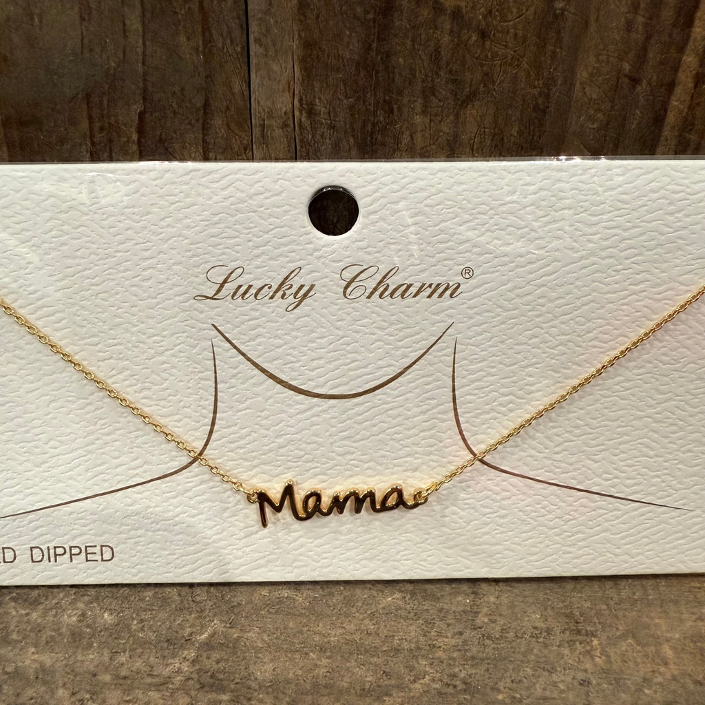 Gold Mama Fashion Necklace - Country Lace Boutique