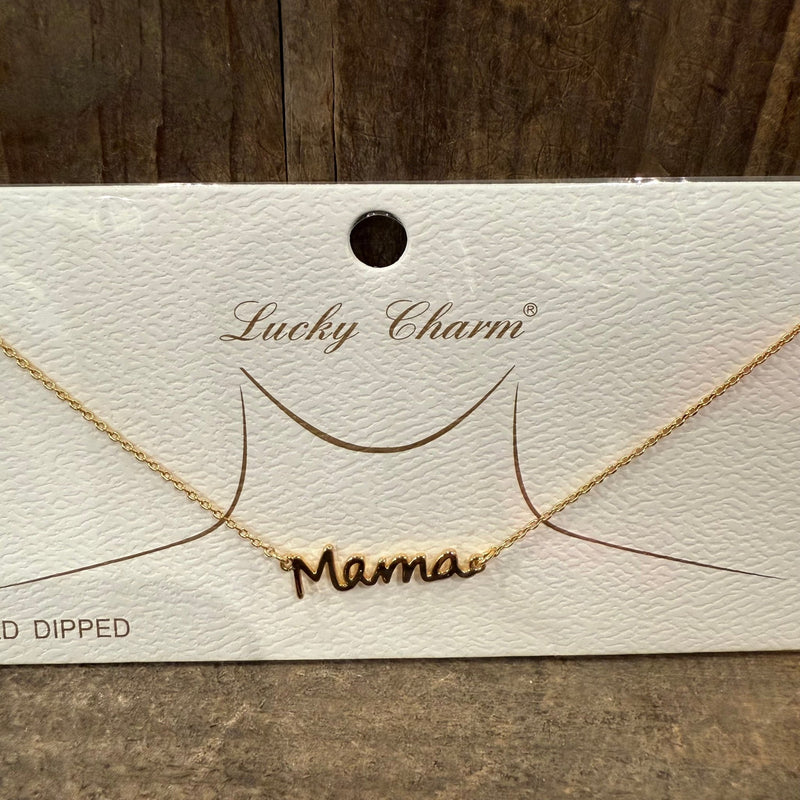 Gold Mama Fashion Necklace - Country Lace Boutique