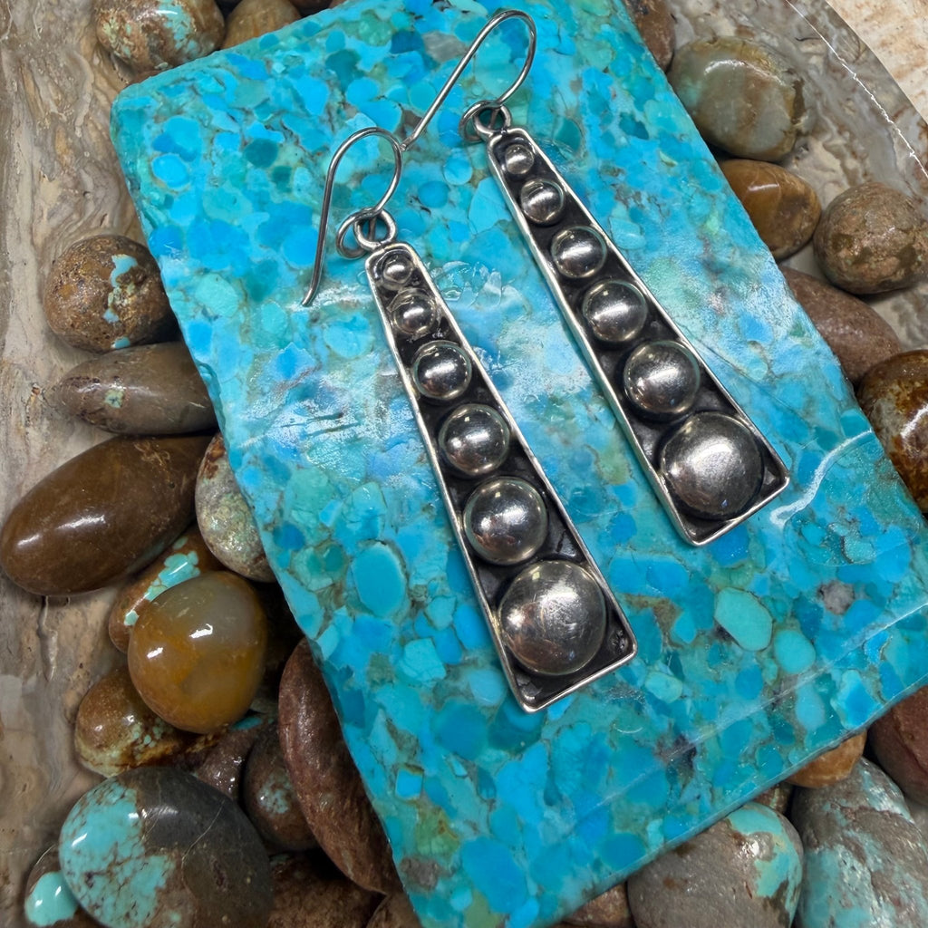 Graduated Ball French Hook Sterling Silver Earring - Country Lace Boutique