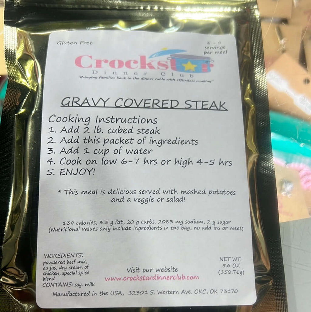 Gravy Covered Steak Crockstar - Country Lace Boutique