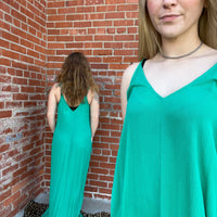 Green Dress with Pockets - Country Lace Boutique