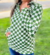 Green & White Pep Rally Pullover