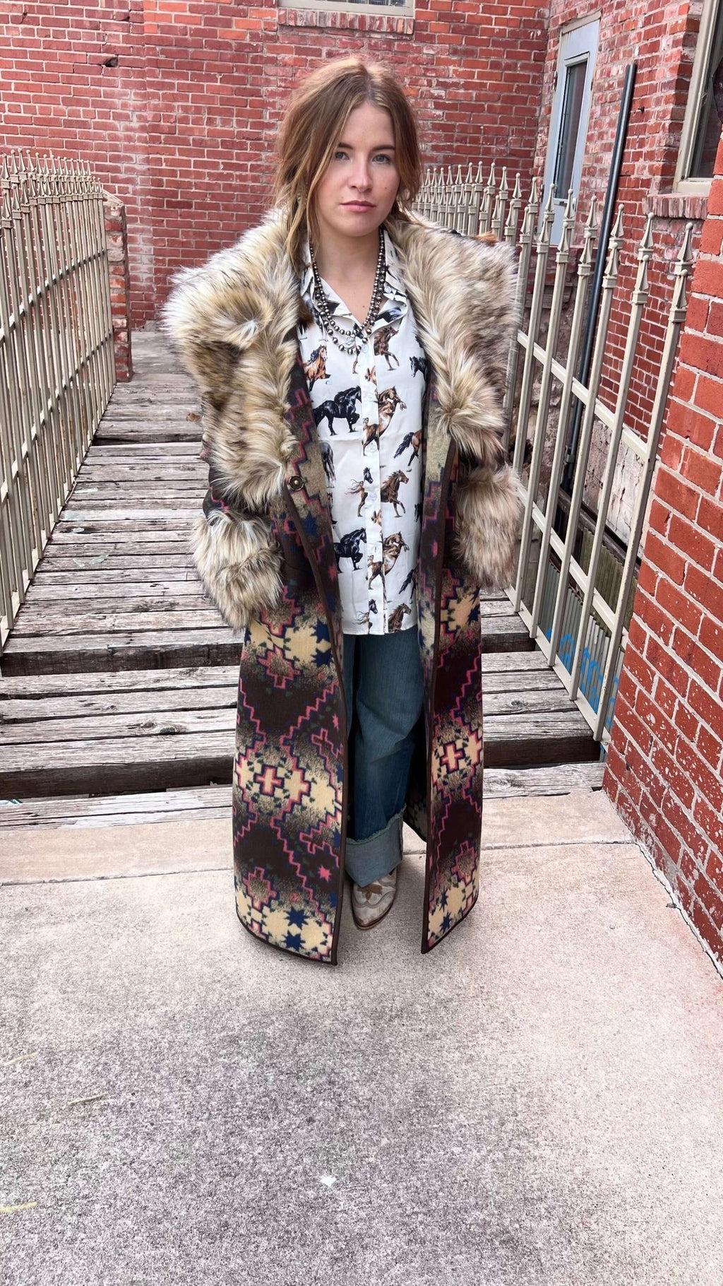 Greta Coat Tasha Polizzi Fur Duster/Jacket - Country Lace Boutique