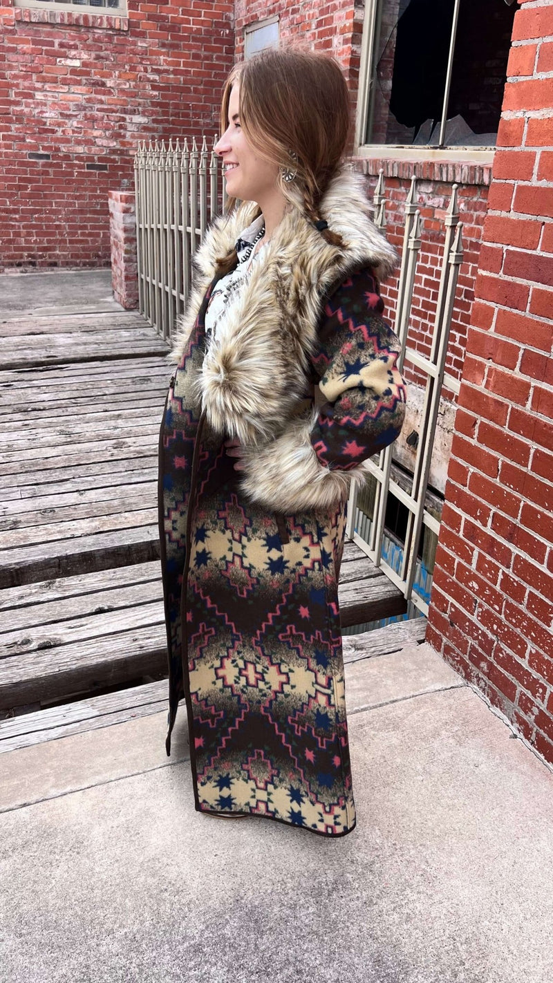 Greta Coat Tasha Polizzi Fur Duster/Jacket - Country Lace Boutique