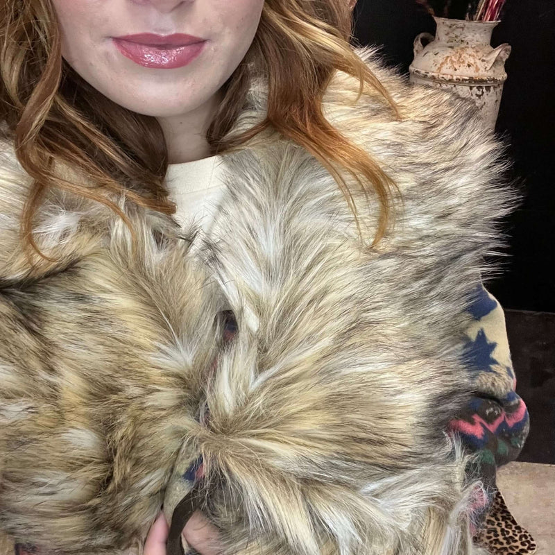 Greta Coat Tasha Polizzi Fur Duster/Jacket - Country Lace Boutique