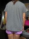 Grey Hi Lo T Shirt - Country Lace Boutique
