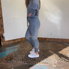 Grey Super Soft Mono B Joggers w/ Draw String - Country Lace Boutique