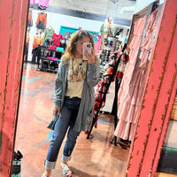 High Rise Straight Raw Hem Cuffed Slim Risen Jeans size 1 - Country Lace Boutique