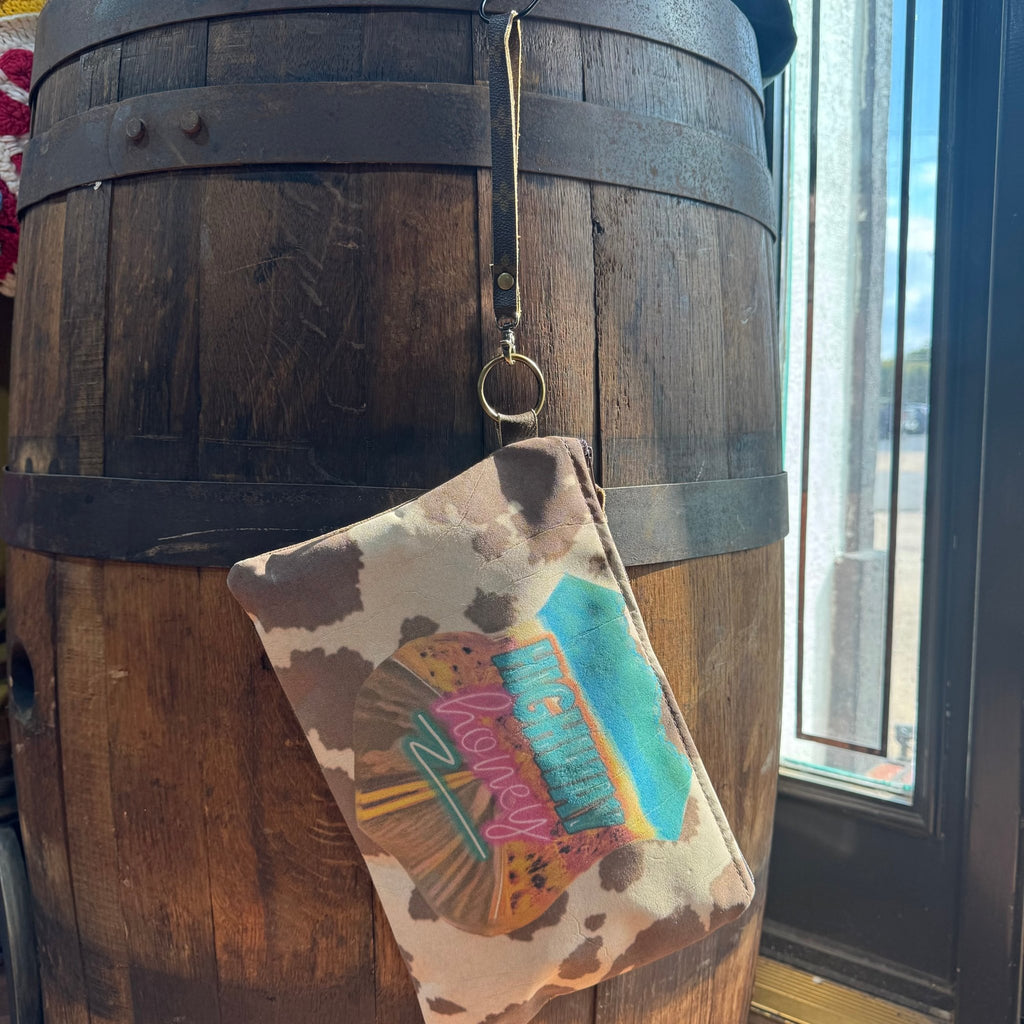 Highway Honey Clutch w/Handle - Country Lace Boutique