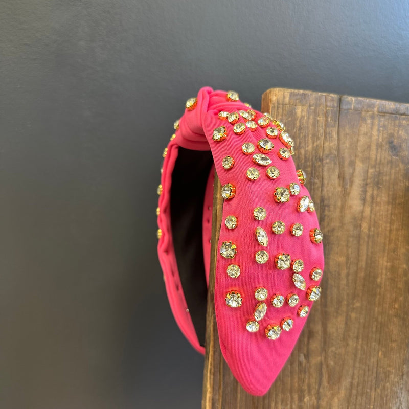 Hot Pink Bling Head Band - Country Lace Boutique