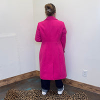 Hot Pink Fancy Long Jacket size medium - Country Lace Boutique