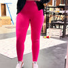 Hot Pink Mono B Leggings w/Pockets - Country Lace Boutique