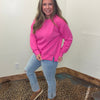 Hot Pink Super Soft Sweat Shirt - Country Lace Boutique