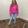 Hot Pink Super Soft Sweat Shirt - Country Lace Boutique